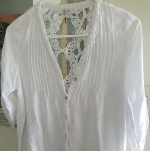 White Lace Shirt